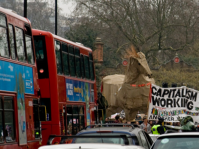 Trojan Horse at London demo