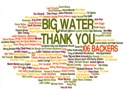 Big Water thank you