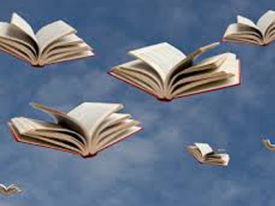 flying books